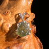 Moldavite Pendant Sterling Silver #5841-Moldavite Life