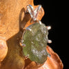 Moldavite Pendant Sterling Silver #5848-Moldavite Life