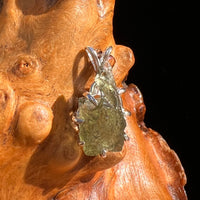 Moldavite Pendant Sterling Silver #5856-Moldavite Life
