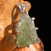 Moldavite Pendant Sterling Silver #5858-Moldavite Life