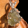 Moldavite Pendant Sterling Silver #5867-Moldavite Life
