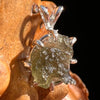 Moldavite Pendant Sterling Silver #5871-Moldavite Life