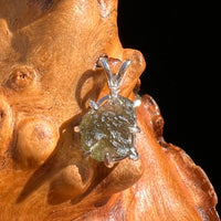 Moldavite Pendant Sterling Silver #5871-Moldavite Life