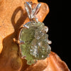 Moldavite Pendant Sterling Silver #5874-Moldavite Life