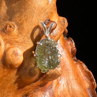 Moldavite Pendant Sterling Silver #5874-Moldavite Life