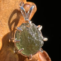 Moldavite Pendant Sterling Silver #5878-Moldavite Life