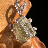 Moldavite Pendant Sterling Silver #5879-Moldavite Life