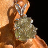 Moldavite Pendant Sterling Silver #5884-Moldavite Life