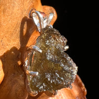 Moldavite Pendant Sterling Silver #5889-Moldavite Life