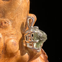 Moldavite Pendant Sterling Silver #5892A-Moldavite Life