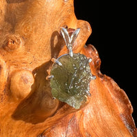 Moldavite Pendant Sterling Silver #5894-Moldavite Life