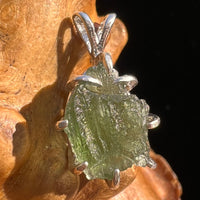 Moldavite Pendant Sterling Silver #5895-Moldavite Life