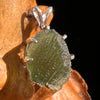 Moldavite Pendant Sterling Silver #5898-Moldavite Life