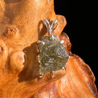 Moldavite Pendant Sterling Silver #5900-Moldavite Life