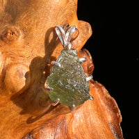 Moldavite Pendant Sterling Silver #5901-Moldavite Life