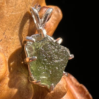 Moldavite Pendant Sterling Silver #5901A-Moldavite Life