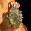 Moldavite Pendant Sterling Silver #5903-Moldavite Life