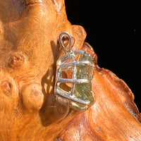 Moldavite Pendant Sterling Silver #5904-Moldavite Life