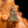 Moldavite Pendant Sterling Silver #5905A-Moldavite Life