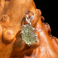 Moldavite Pendant Sterling Silver #5910A-Moldavite Life