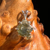 Moldavite Pendant Sterling Silver #5919-Moldavite Life