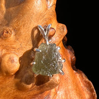 Moldavite Pendant Sterling Silver #5920-Moldavite Life