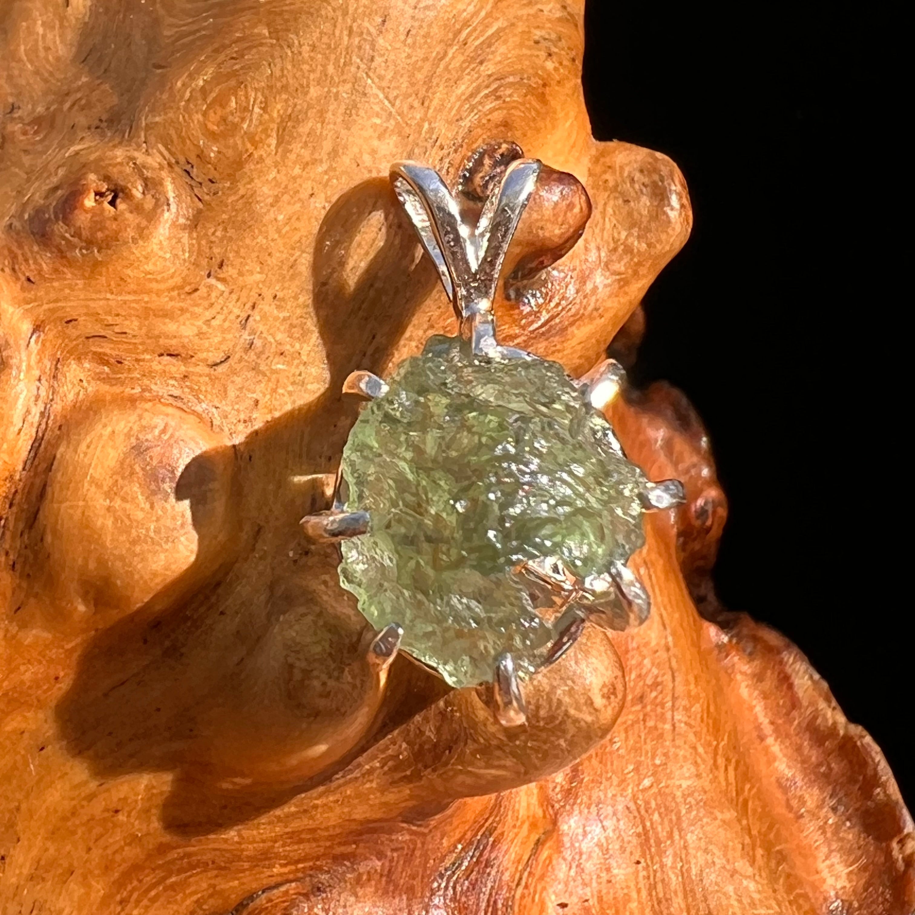 Moldavite cheapest Sterling Silver .925 Gemstone Pendant