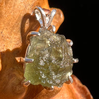 Moldavite Pendant Sterling Silver #5927-Moldavite Life