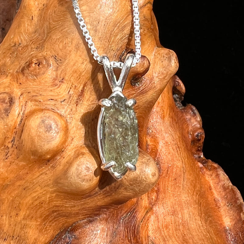 Moldavite Pendant Sterling Silver #6997-Moldavite Life