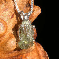 Moldavite Pendant Sterling Silver #7227-Moldavite Life