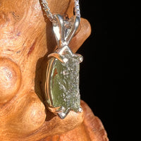 Moldavite Pendant Sterling Silver #7233-Moldavite Life