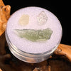 Moldavite, Phenakite, & Herkimer Diamond #102-Moldavite Life