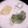 Moldavite, Phenakite, & Herkimer Diamond #107-Moldavite Life