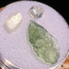 Moldavite, Phenakite, & Herkimer Diamond #109-Moldavite Life