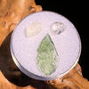 Moldavite, Phenakite, & Herkimer Diamond #109-Moldavite Life