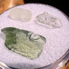 Moldavite, Phenakite, & Herkimer Diamond #111-Moldavite Life