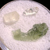 Moldavite, Phenakite, & Herkimer Diamond #113-Moldavite Life