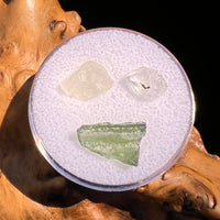 Moldavite, Phenakite, & Herkimer Diamond #120-Moldavite Life