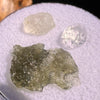 Moldavite, Phenakite, & Herkimer Diamond #121-Moldavite Life