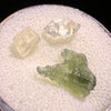Moldavite, Phenakite, & Herkimer Diamond #130-Moldavite Life