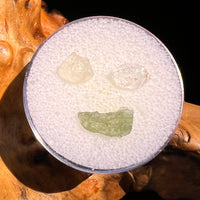 Moldavite, Phenakite, & Herkimer Diamond #137-Moldavite Life