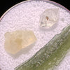 Moldavite, Phenakite, & Herkimer Diamond #50-Moldavite Life