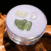 Moldavite, Phenakite, & Herkimer Diamond #58-Moldavite Life