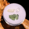 Moldavite, Phenakite, & Herkimer Diamond #58-Moldavite Life