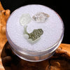 Moldavite, Phenakite, & Herkimer Diamond #66-Moldavite Life