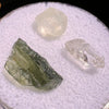 Moldavite, Phenakite, & Herkimer Diamond #69-Moldavite Life