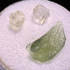 Moldavite, Phenakite, & Herkimer Diamond #72-Moldavite Life