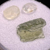 Moldavite, Phenakite, & Herkimer Diamond #78-Moldavite Life