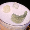 Moldavite, Phenakite, & Herkimer Diamond #82-Moldavite Life