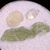 Moldavite, Phenakite, & Herkimer Diamond #94-Moldavite Life